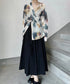 Inkflow Draped Blouse